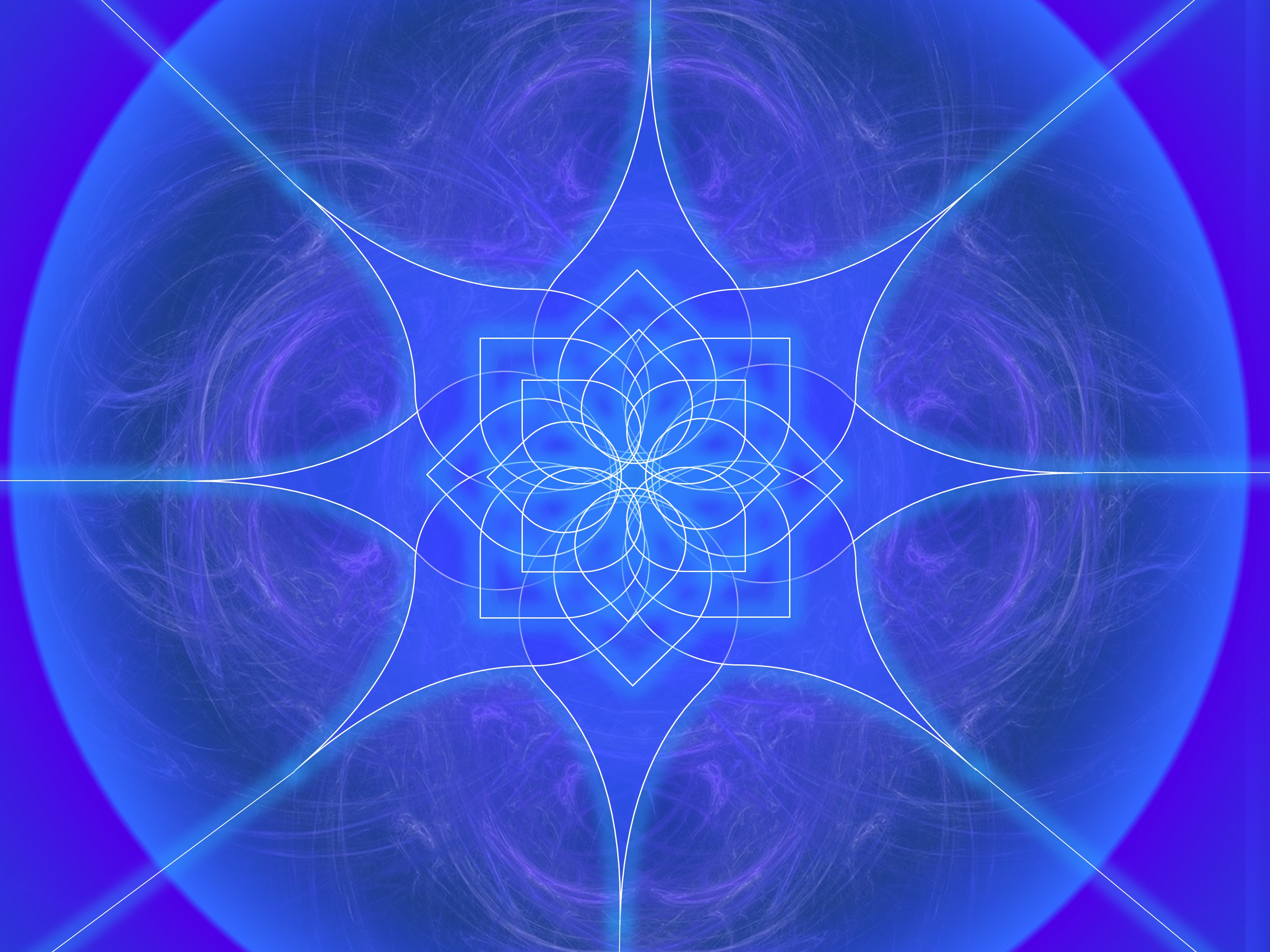 Career Light Code — a sacred geometric image of radiant light patterns