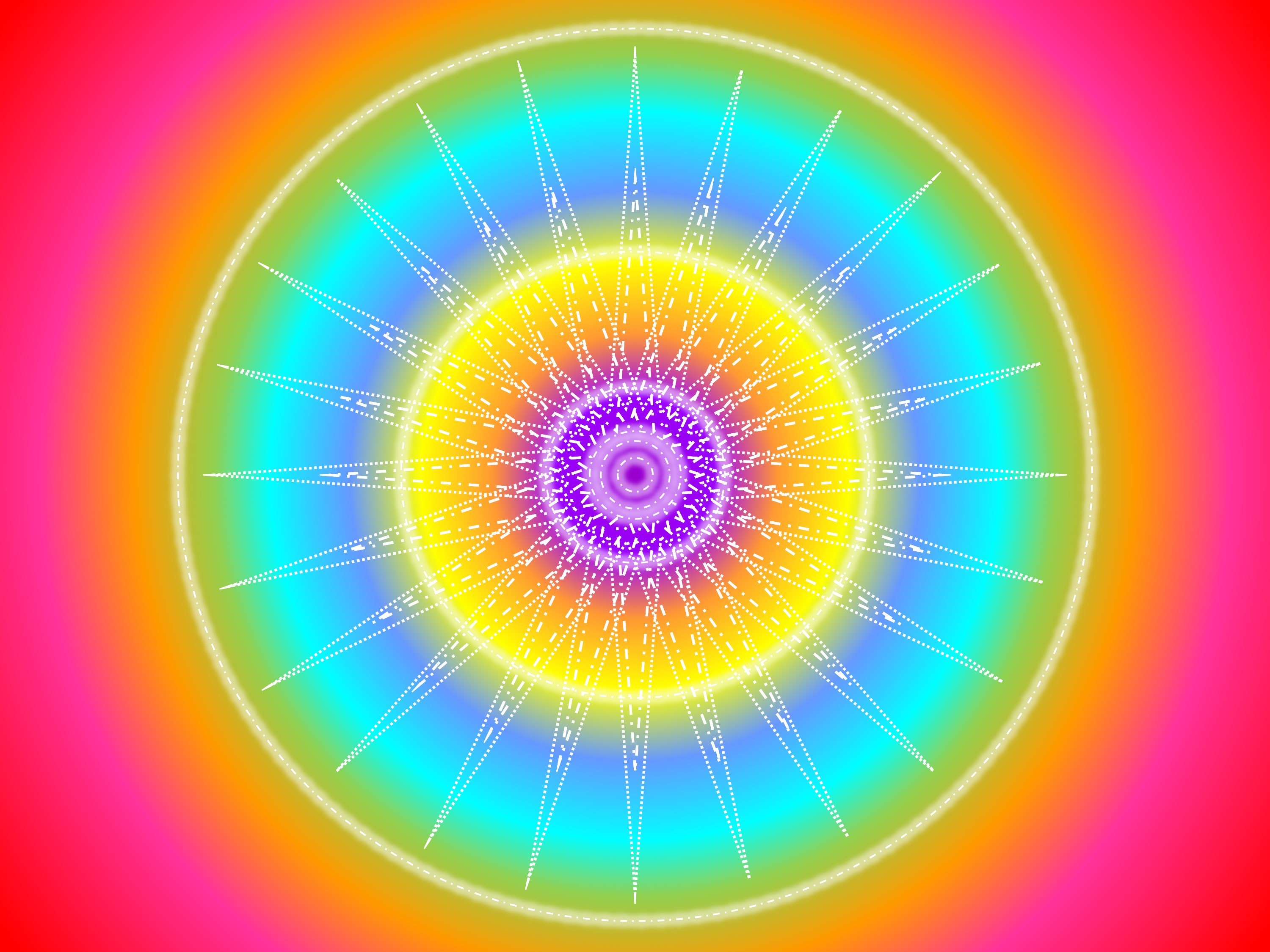 Self Worth/Self Image Light Code — a sacred geometric image of radiant light patterns